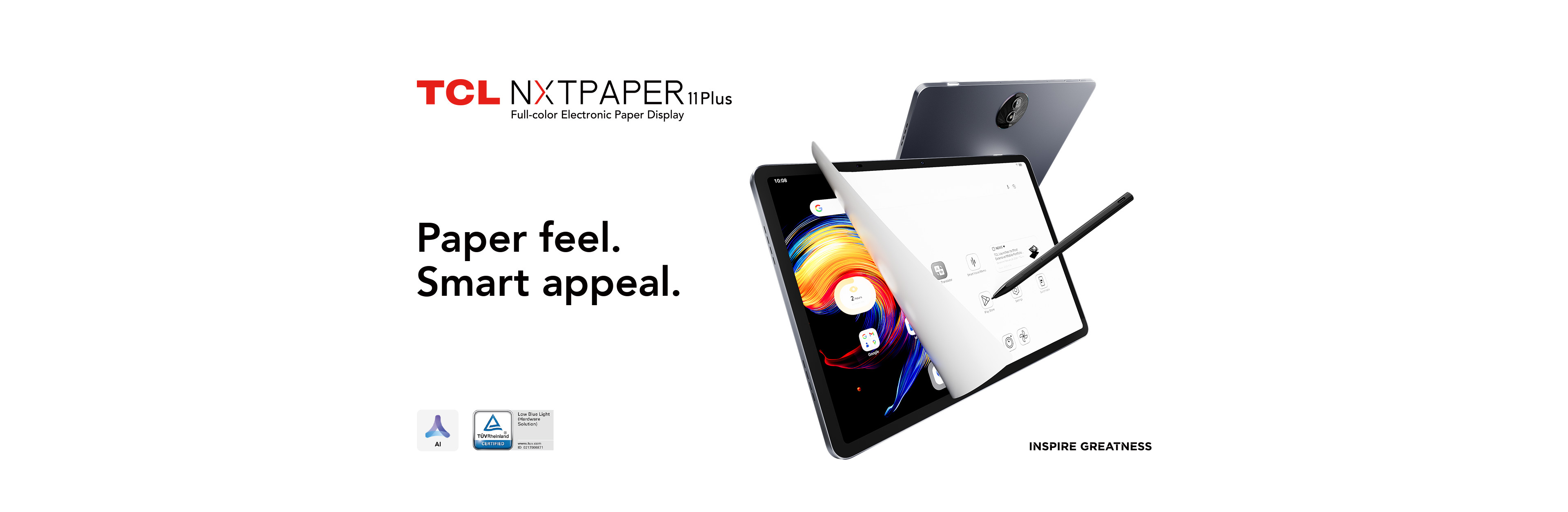 Androidタブレット本体 nxtpaper 11 plus TCL NXTPAPER 11 Plus TCL NXTPAPER 11 Plus | TCL Japan / 日本語