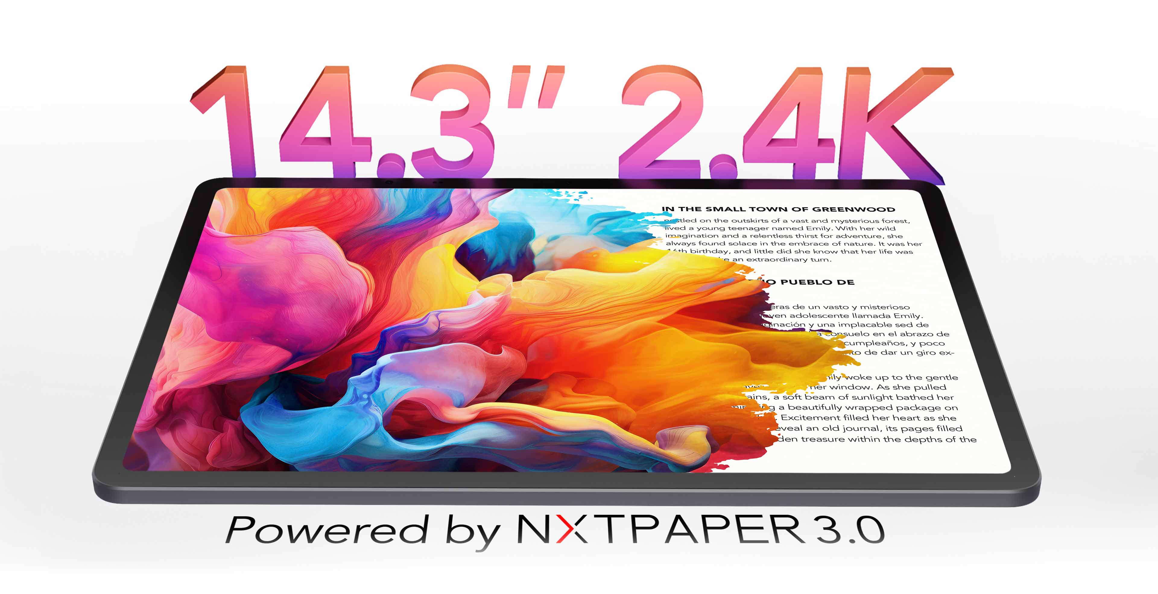TCL NXTPAPER 14 14.3” 2.4K display