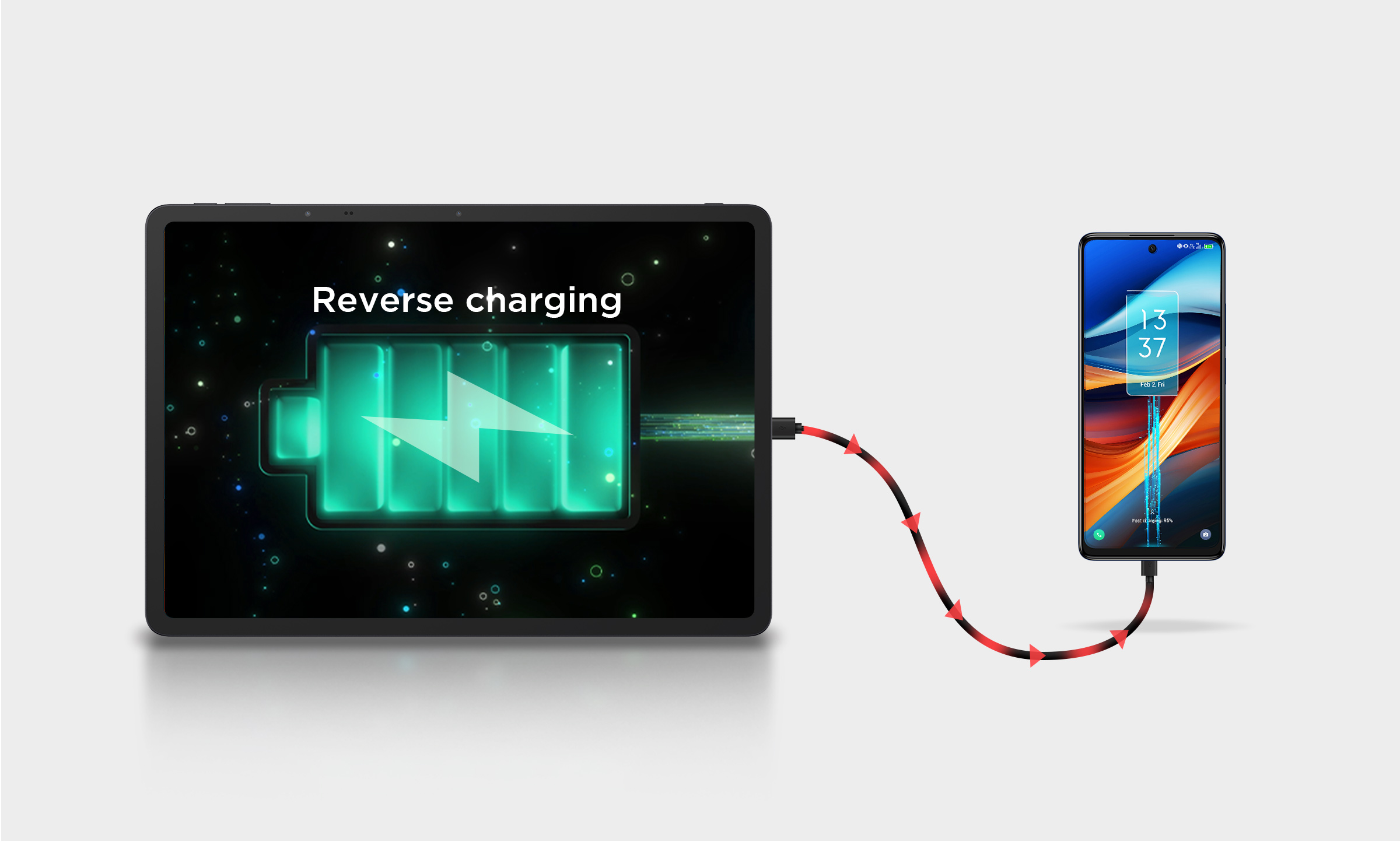 NXTPAPER 14 Reverse charging