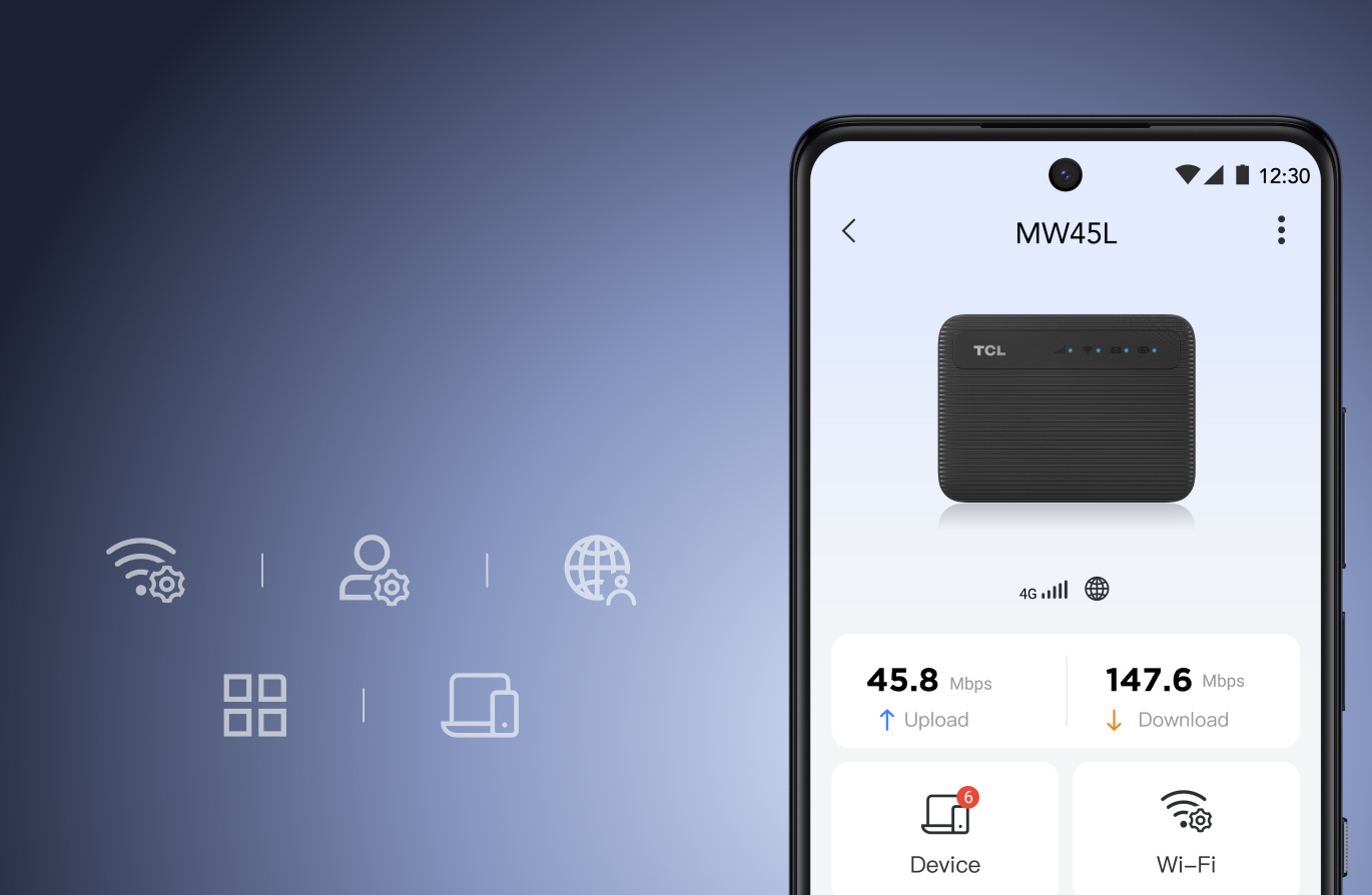 TCL LINKZONE Router App control
