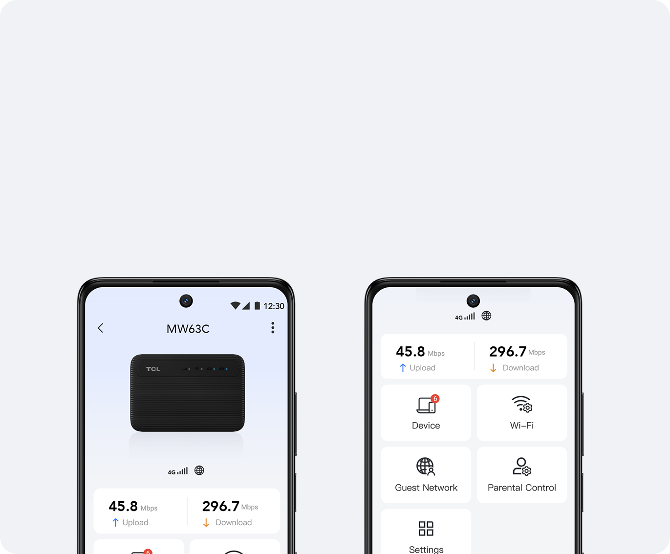 TCL LINKZONE MW63C Router App control