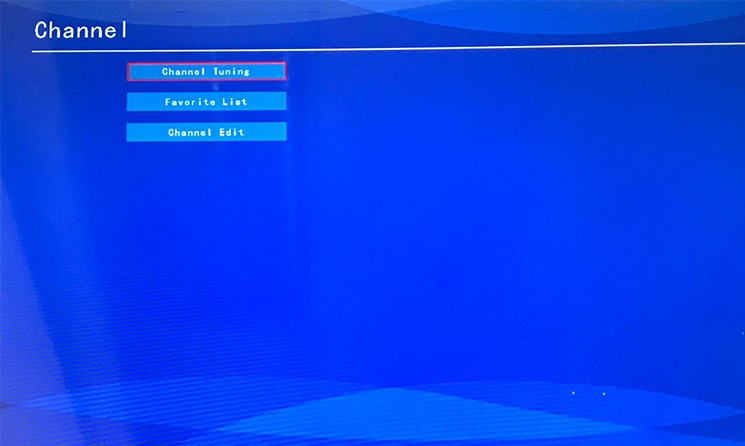 How to rescan the TV programme channels on TCL HD TV?