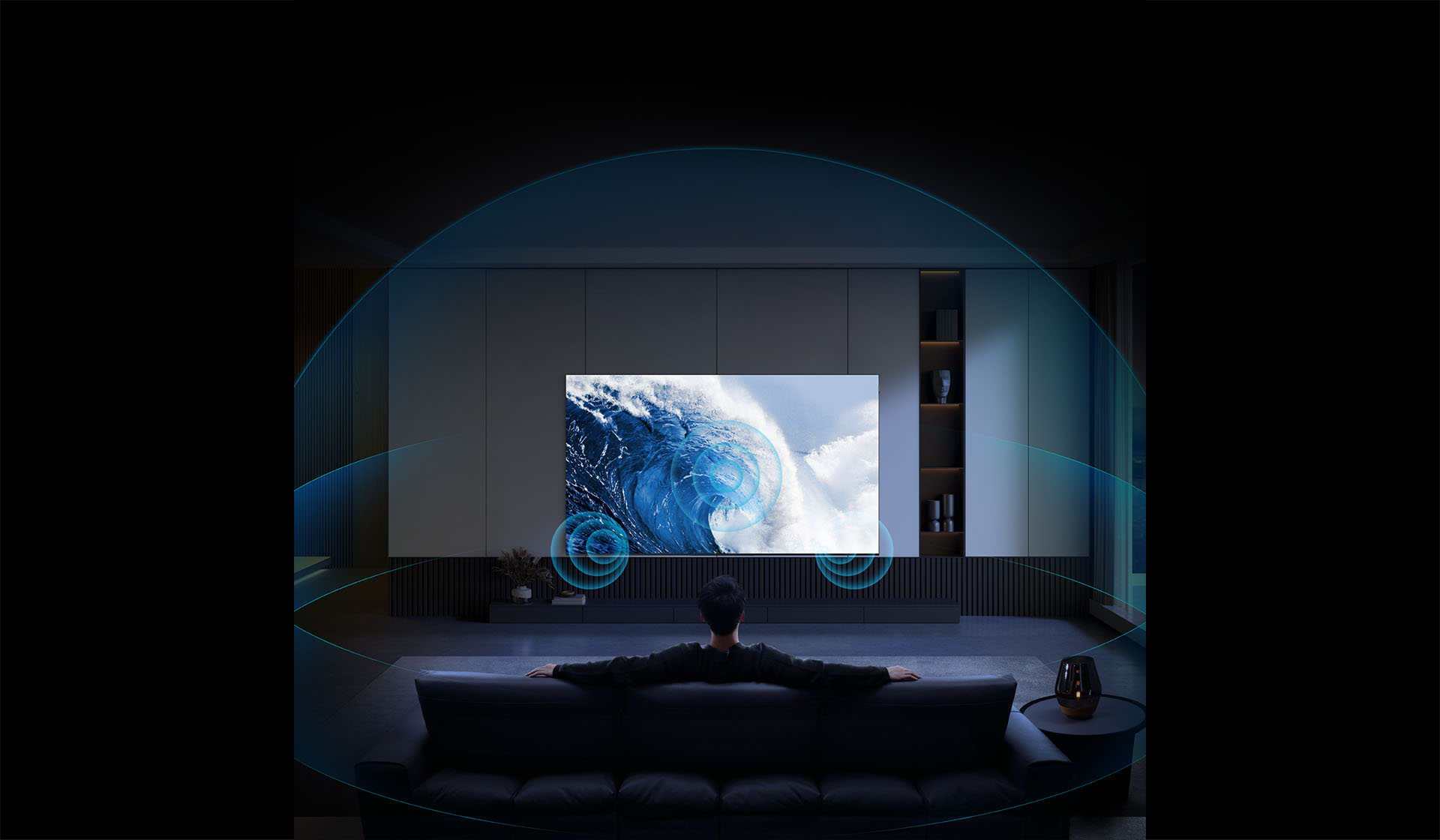 TCL C855 4K TV Elevate your audio experience.