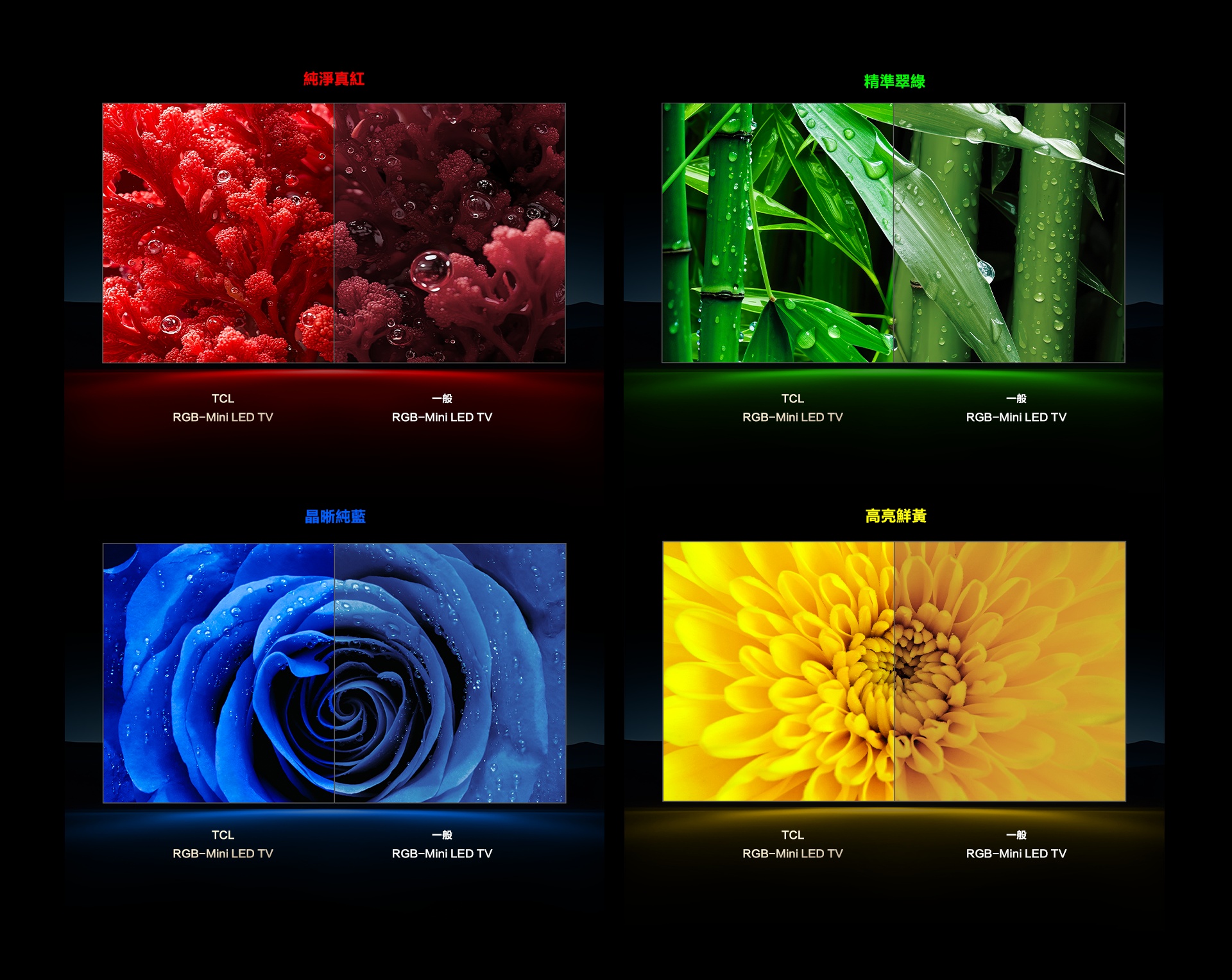 TCL RM7L RGB-Mini LED TV Up to 100% BT.2020 Wide Color Gamut