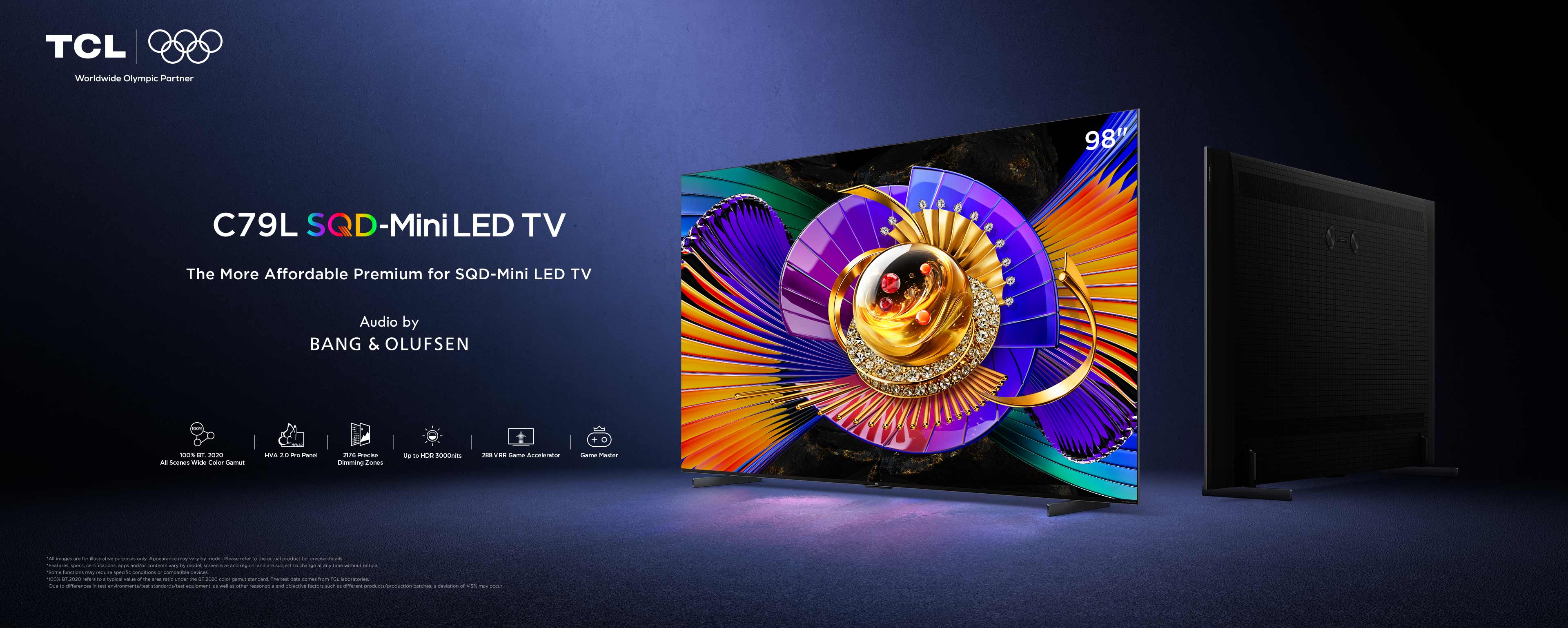 TCL C79L SQD-Mini LED TV – 55