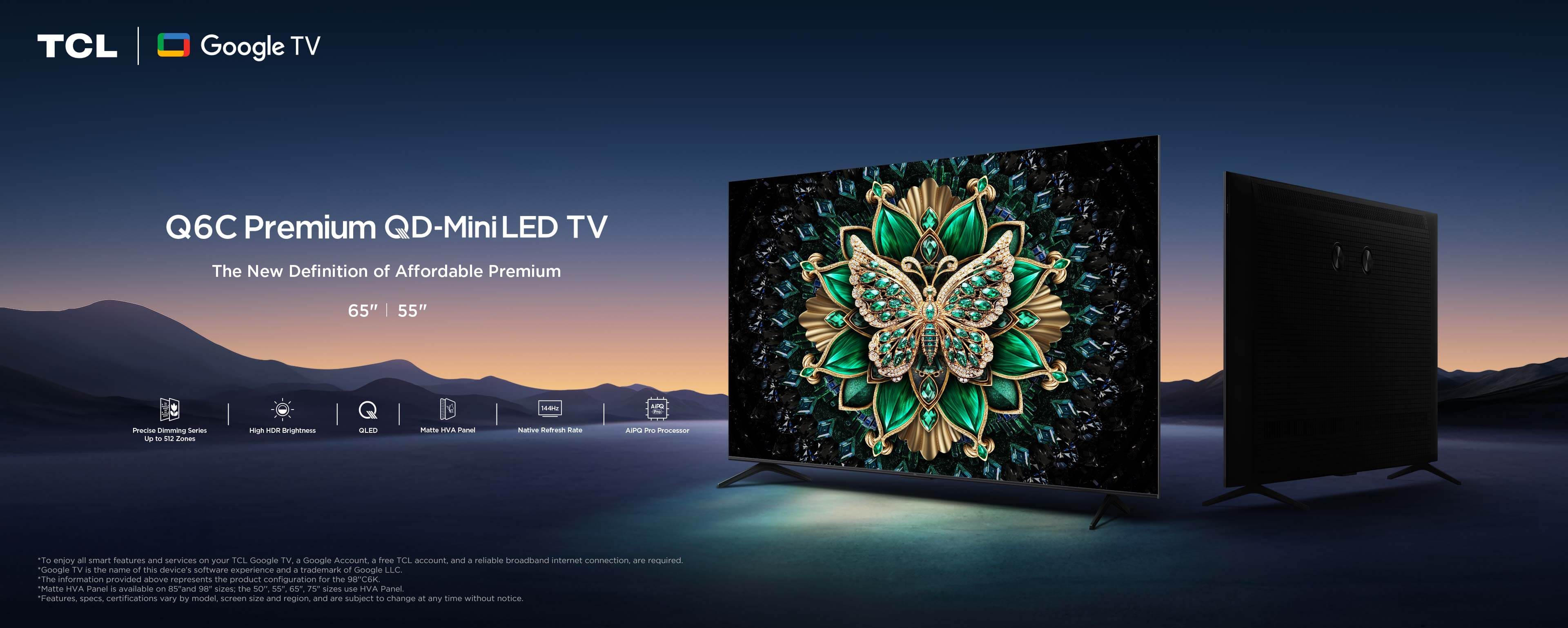 TCL TV Q6C Premium QD-MiniLED TV