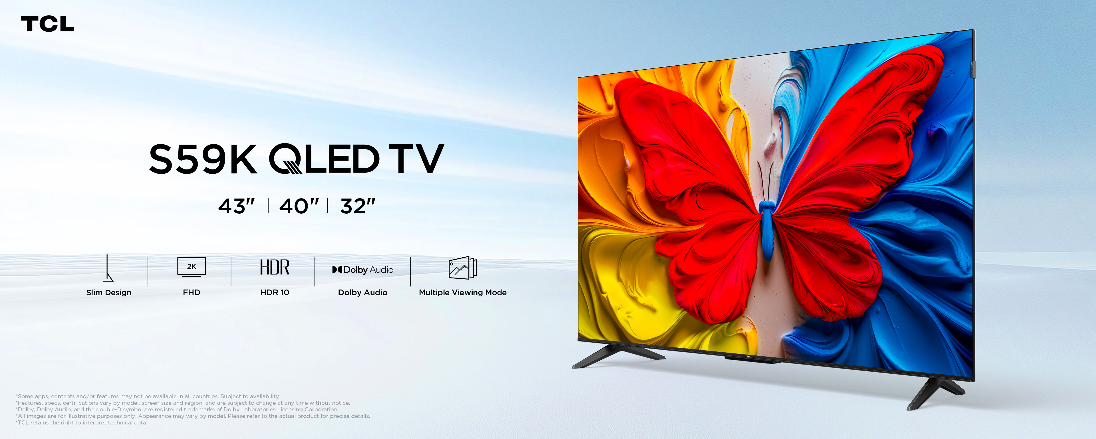 TCL P635 4K UHD Google TV banner