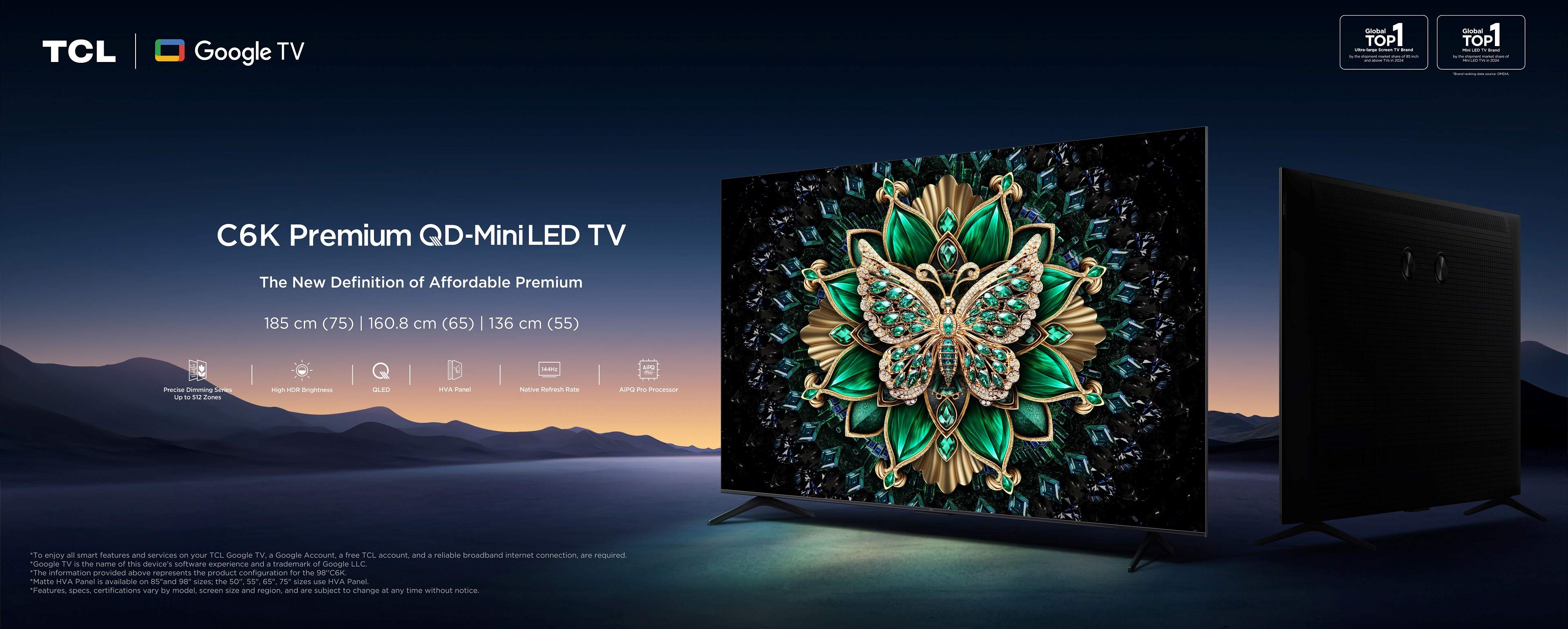 TCL TV C6K Premium QD-MiniLED TV