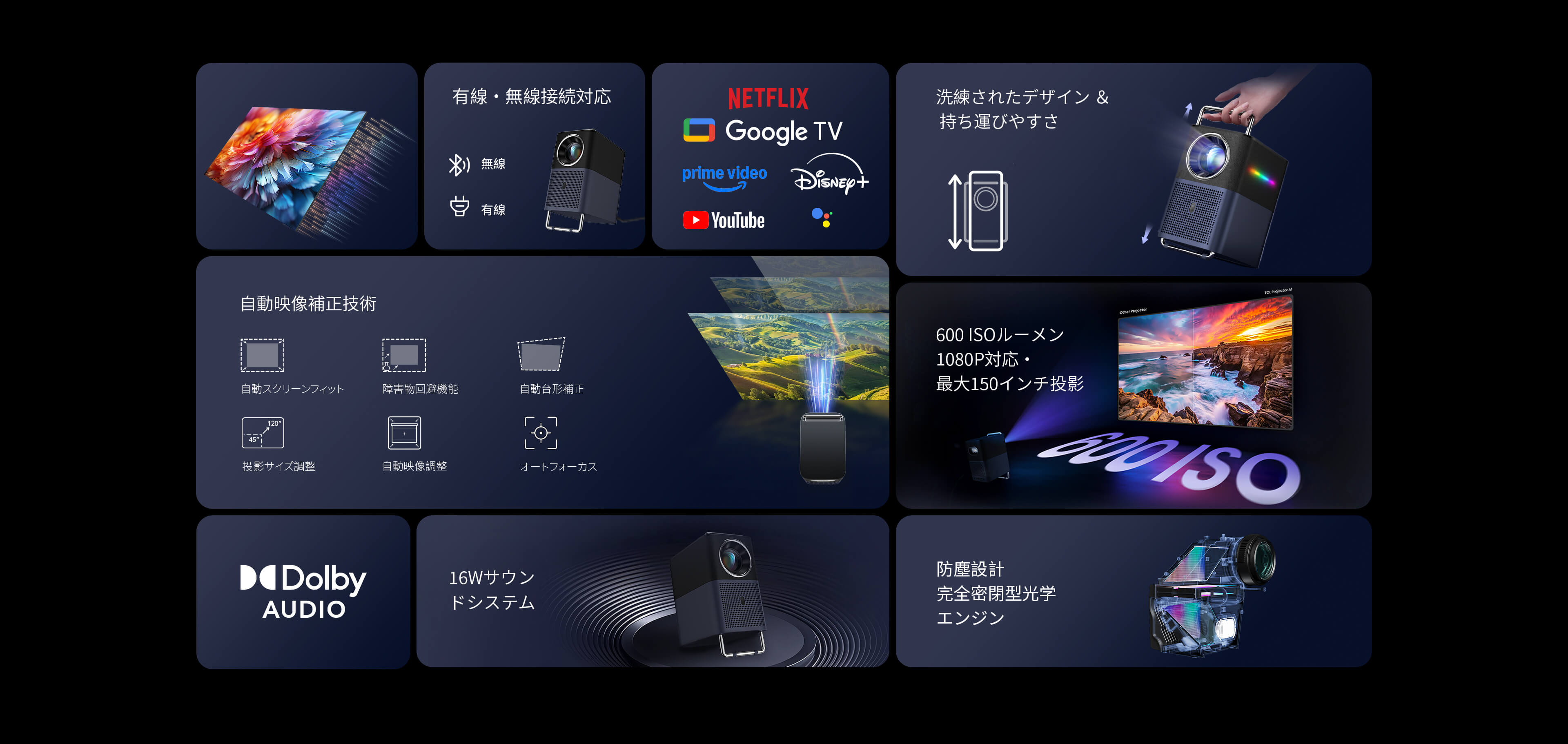 TCL プロジェクター A1s｜ホームシネマ向け | TCL JAPAN