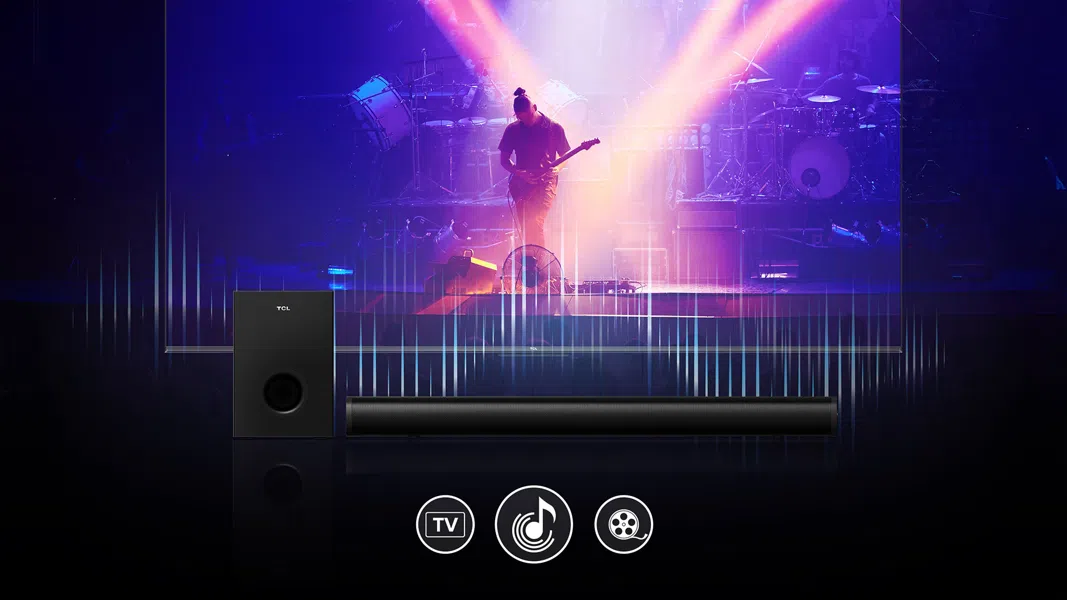 TCLサウンドバー-ワイヤレスサブウーファー付き-S522Wシリーズ-TCLジャパン TCLサウンドバー-ワイヤレスサブウーファー付き-S522Wシリーズ-TCLジャパン