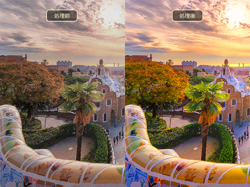 TCL c636 精細感の復元