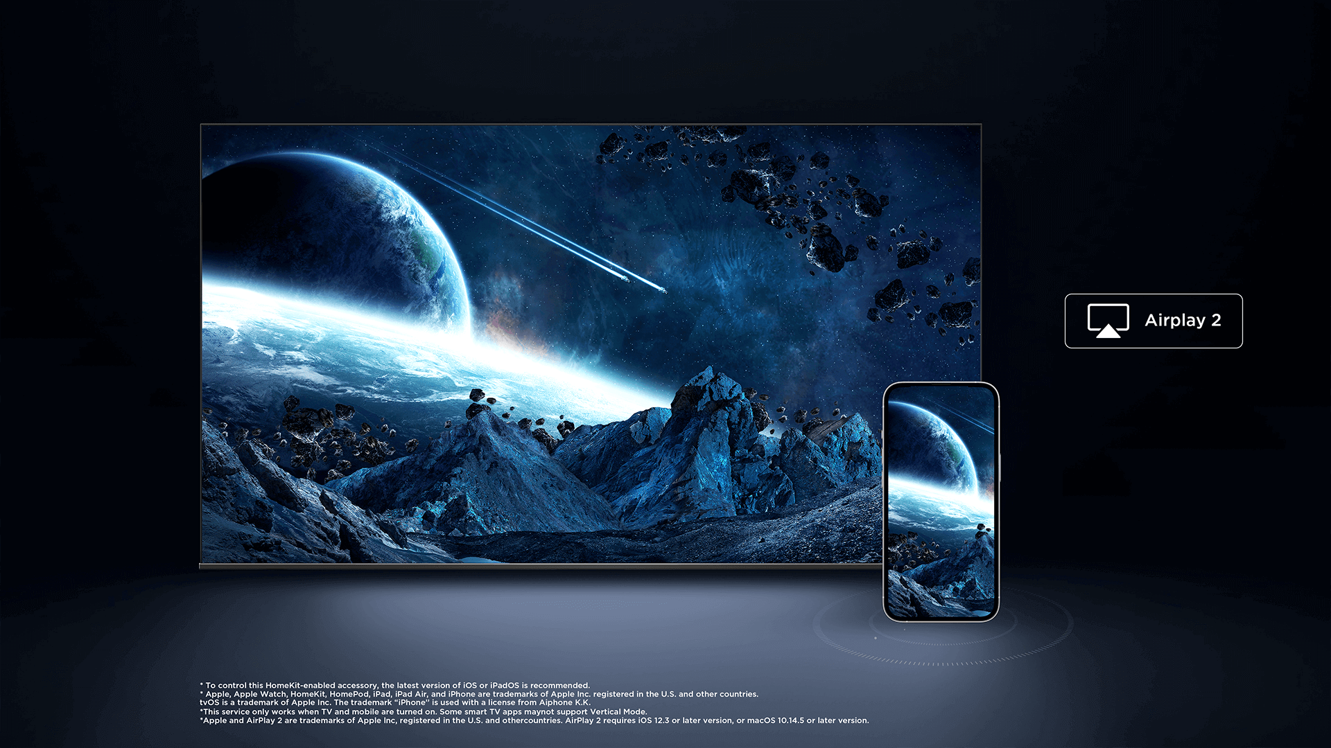 TCL C845 Airplay2機能対応