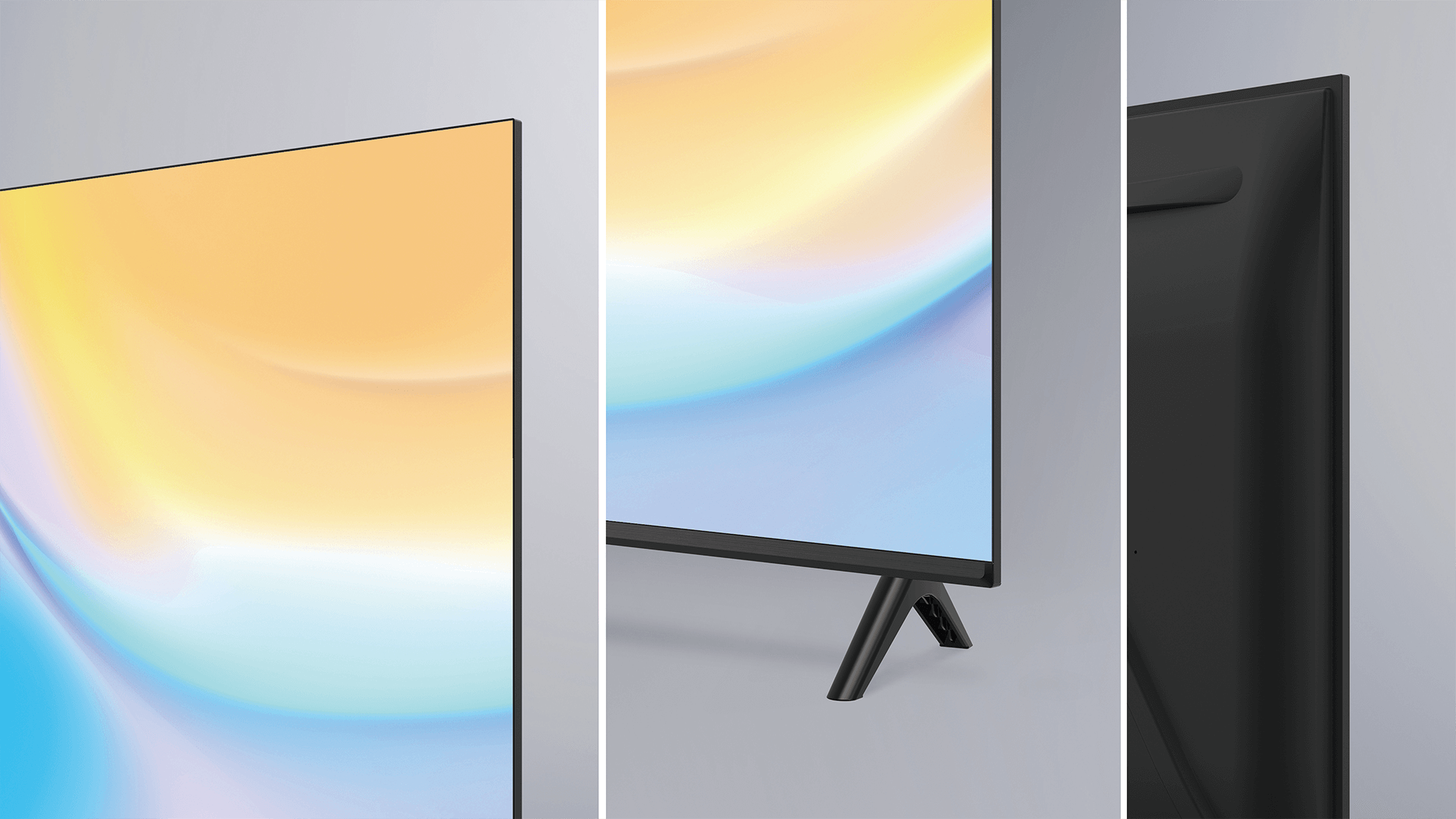 ベゼルレスデザイン採用