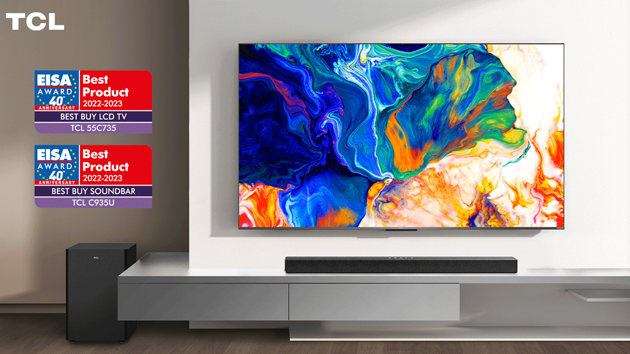 プレミアムMini LEDテレビ賞を含み、TCLは2022-2023年度EISAアワードの4部門賞を受賞
