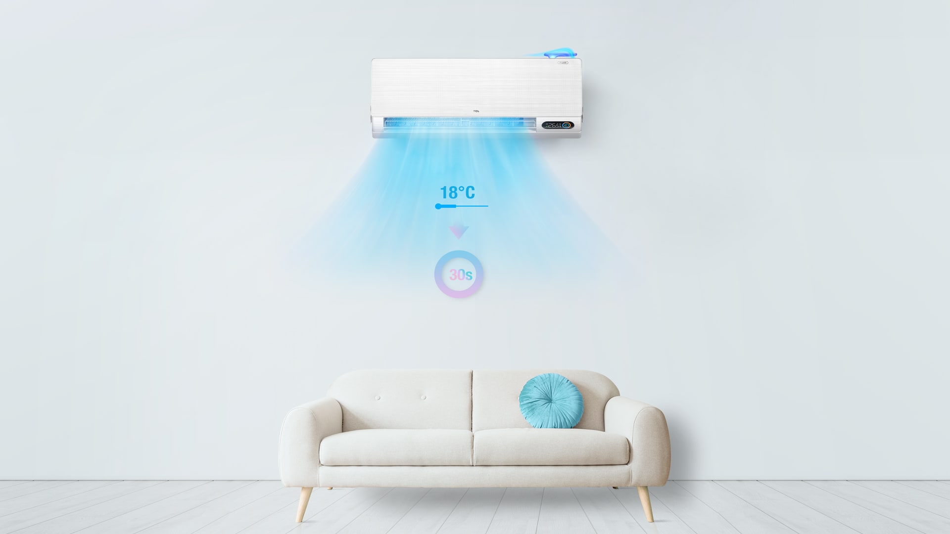 TCL FreshIN 2.0 AC Fast Cooling & Heating