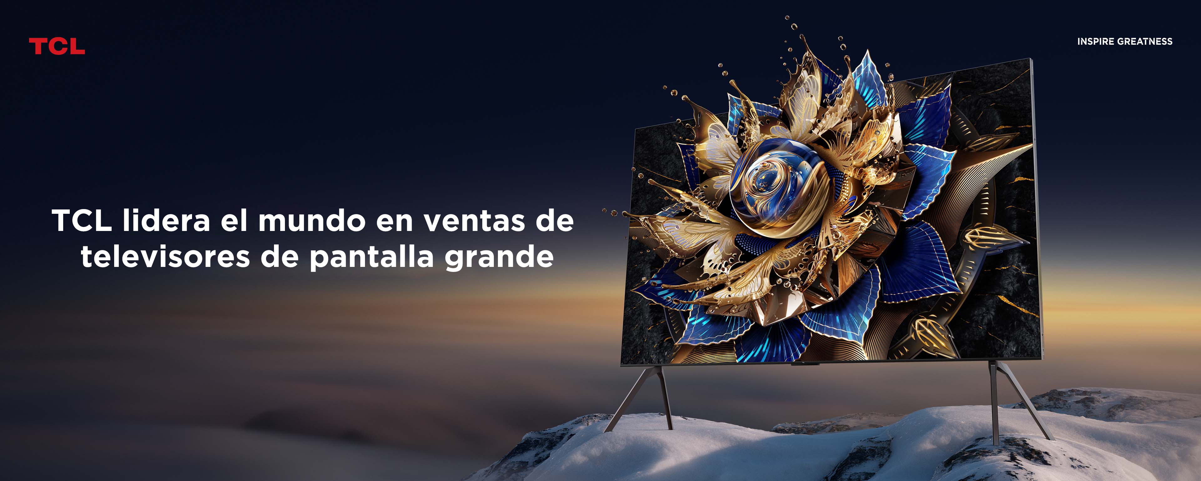 TCL lidera el mundo en ventas de televisores de pantalla grande