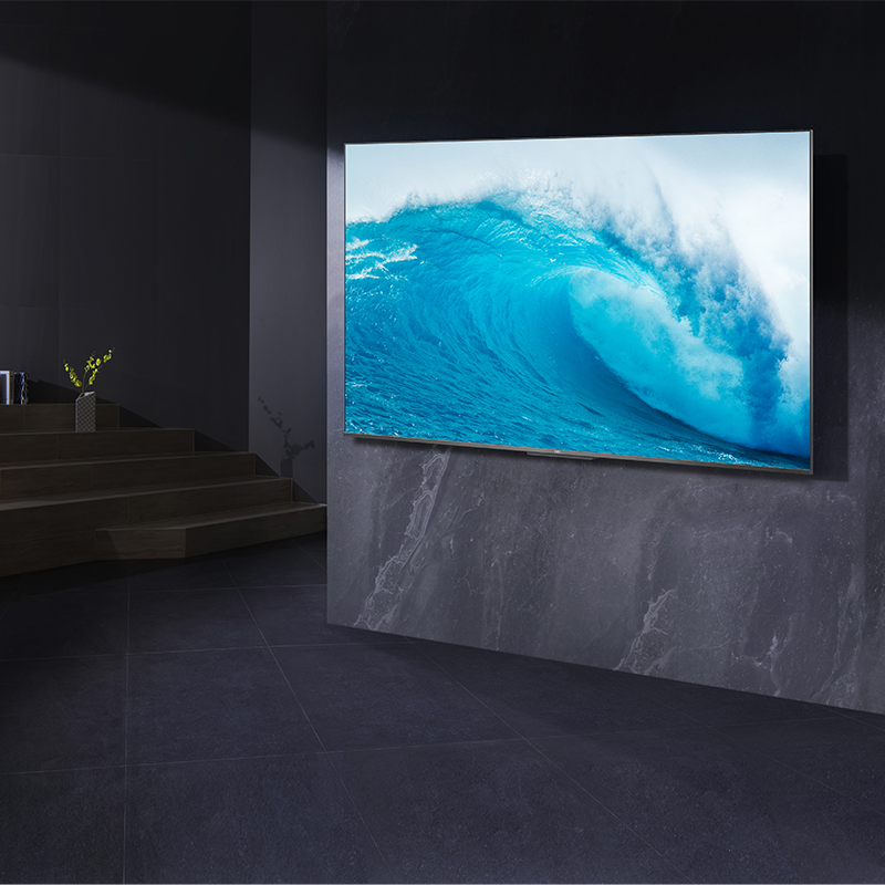 TCL QLED tv at home