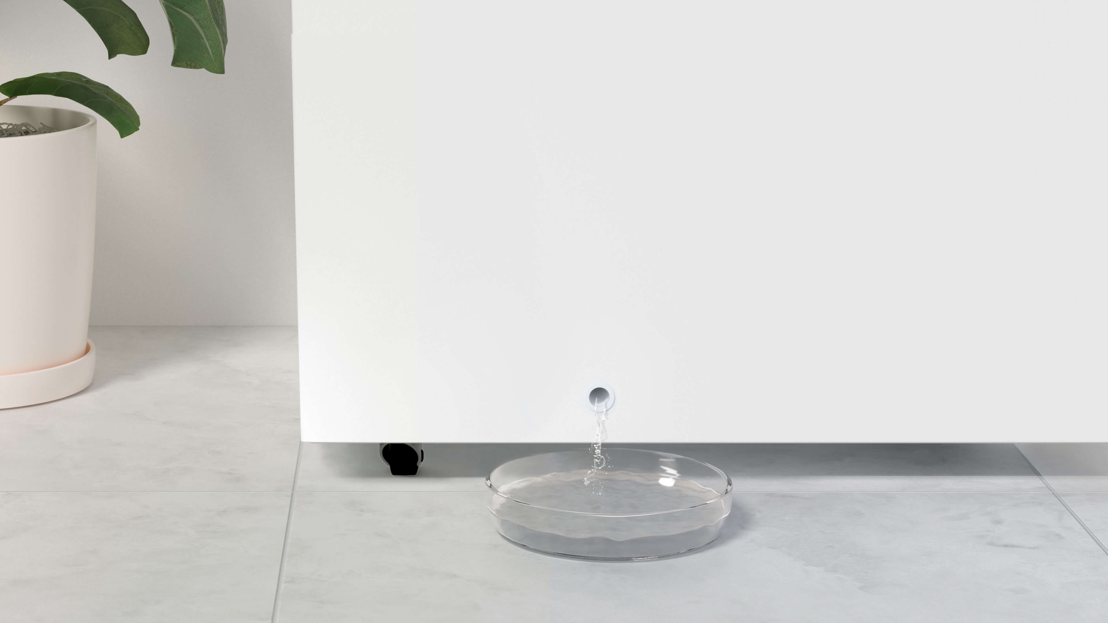 Front Water Disposal Device 