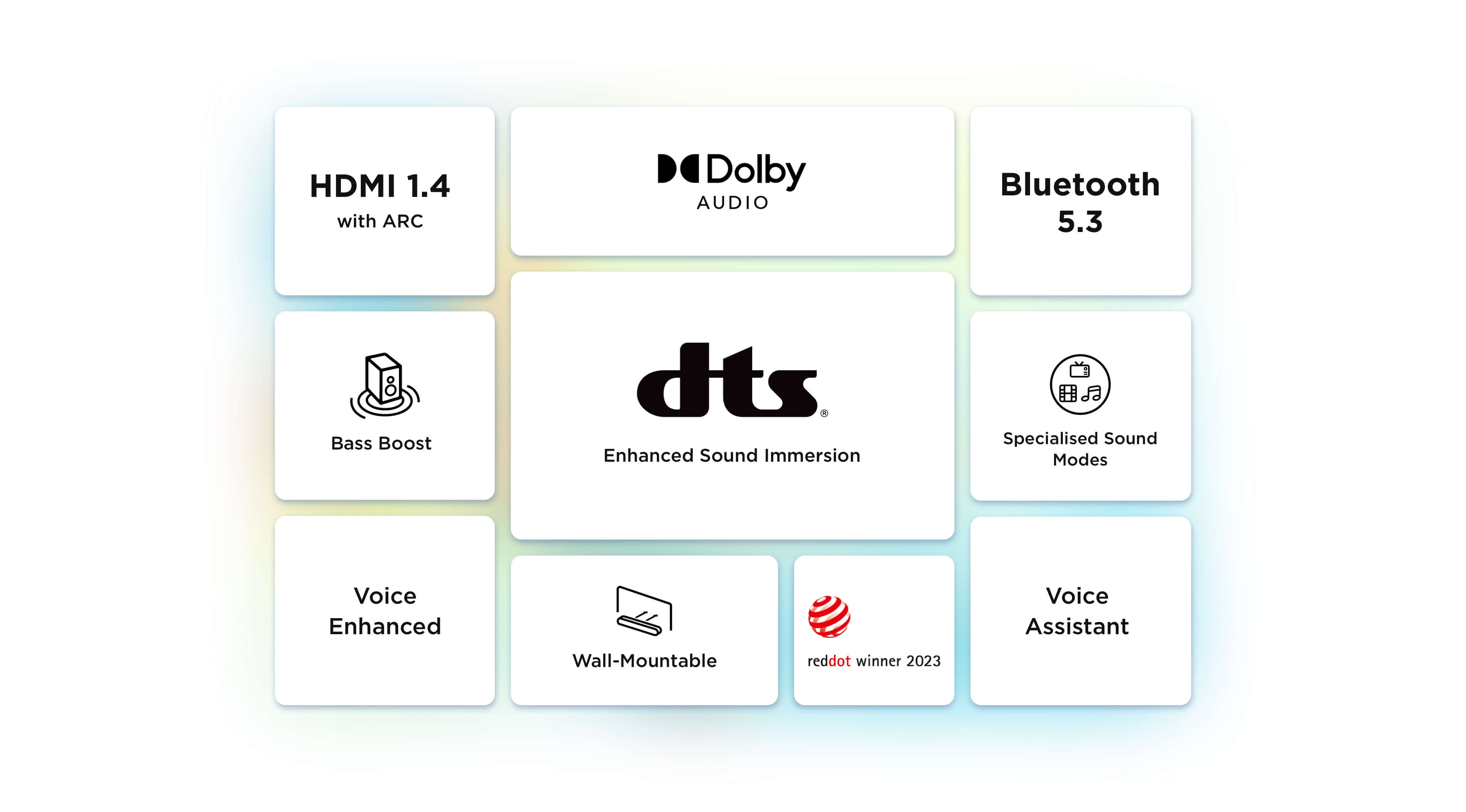 Barra de sonido TCL S643W Características