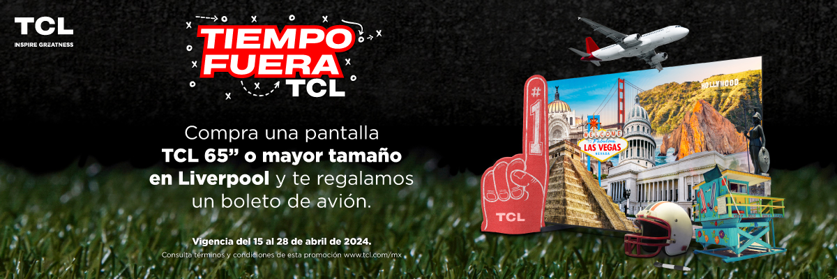 ¡Vuela GRATIS con TCL! Tómate una pausa y viaja al destino que tú elijas