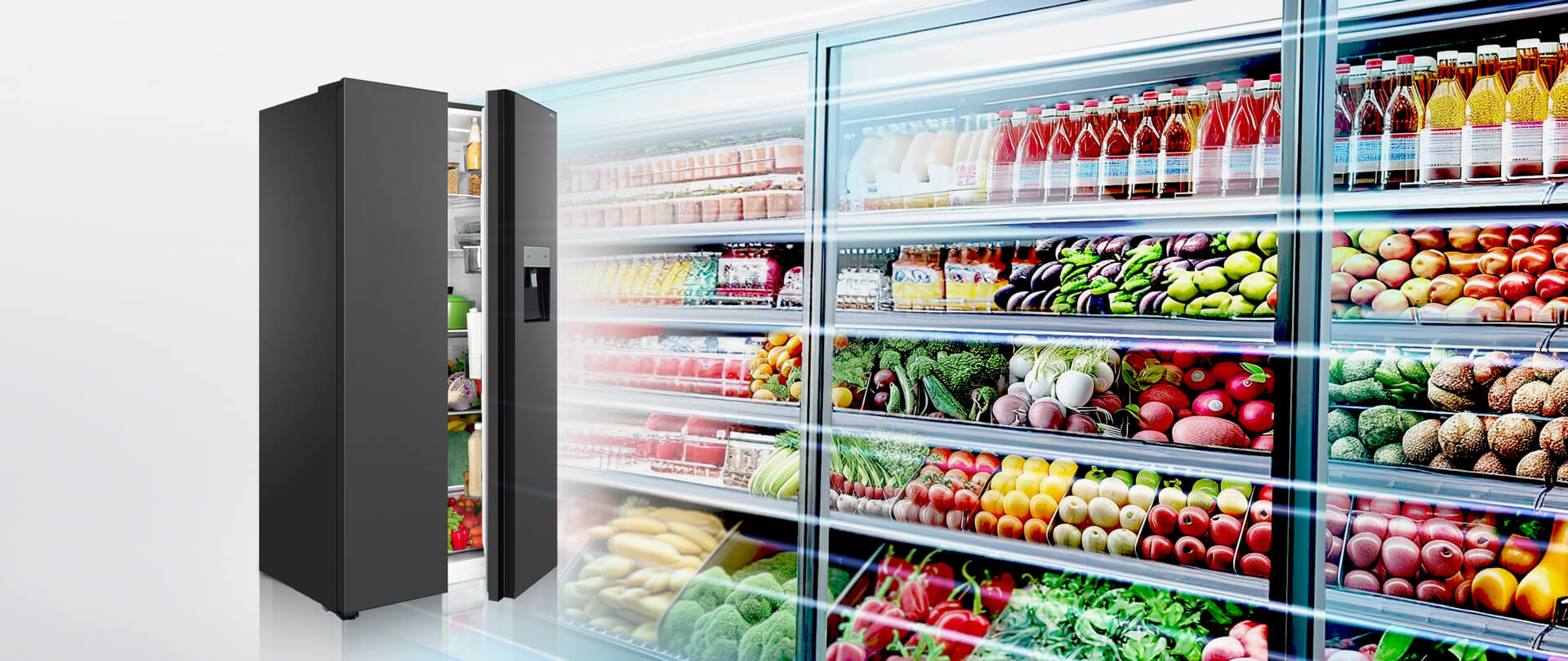 TCL C387BF Refrigerator store food flexible