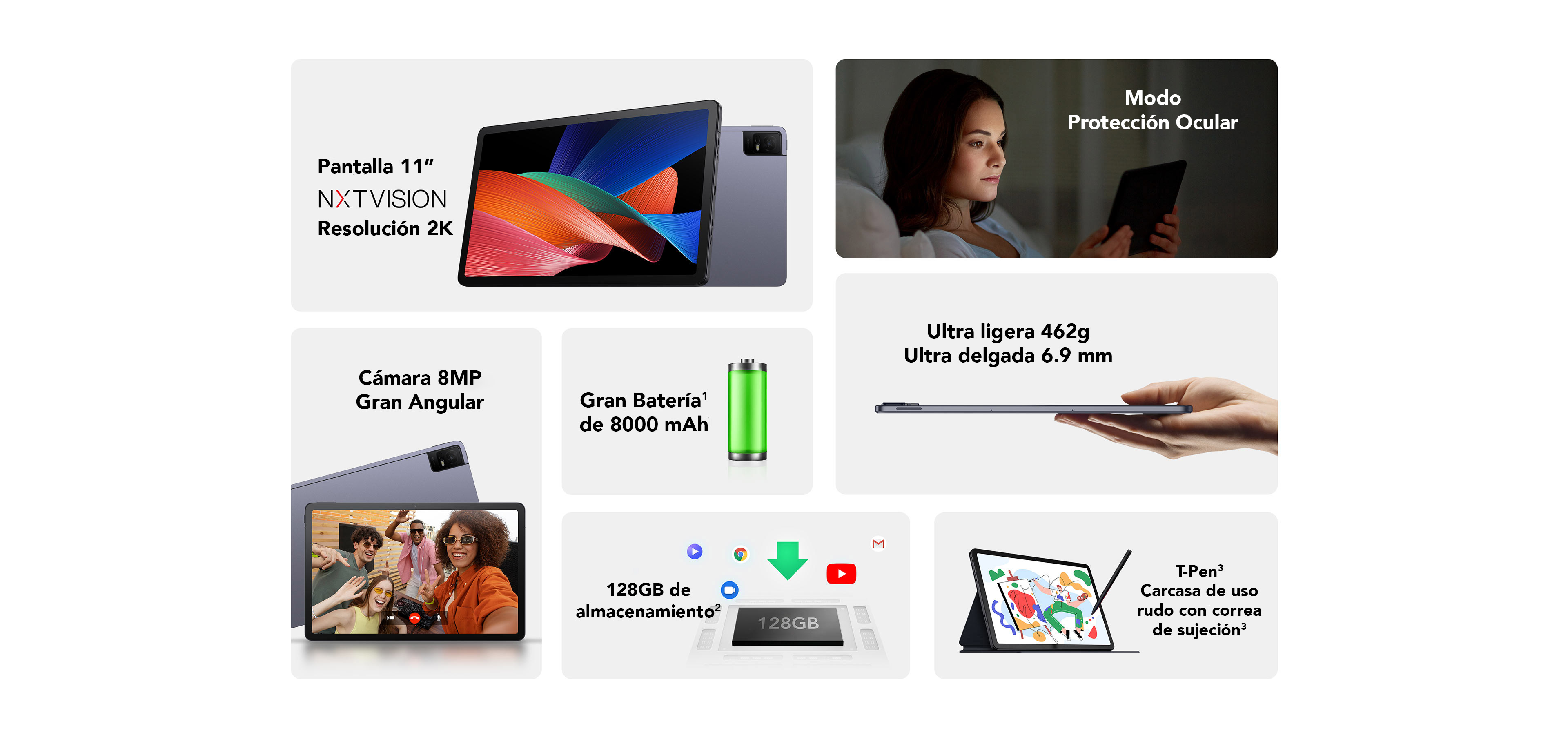 Tablet TCL TAB 11 Especificaciones