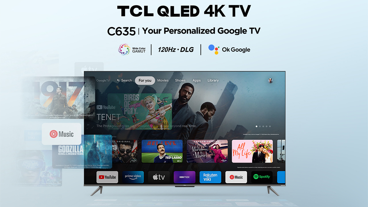 Meet TCL C635 – the 4K Google TV Designed for Your Dream Life