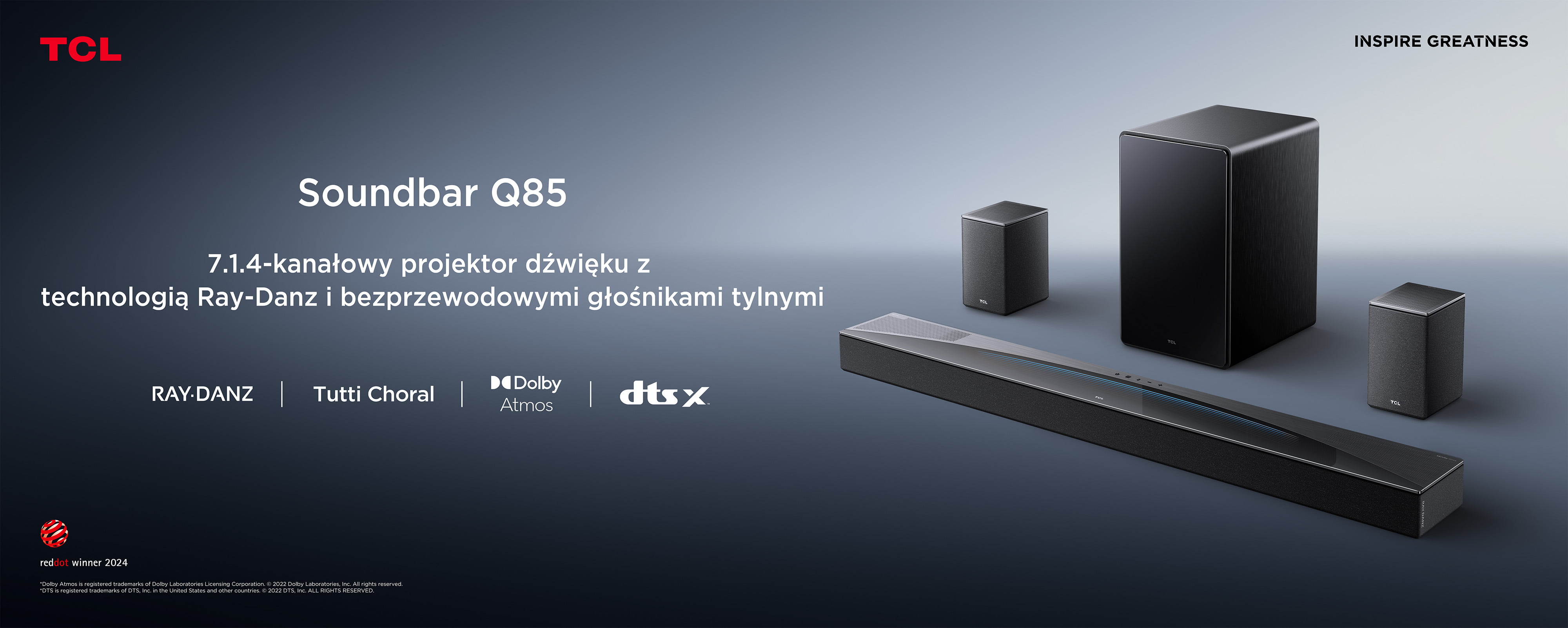 soundbar tcl q85h 7.1.4