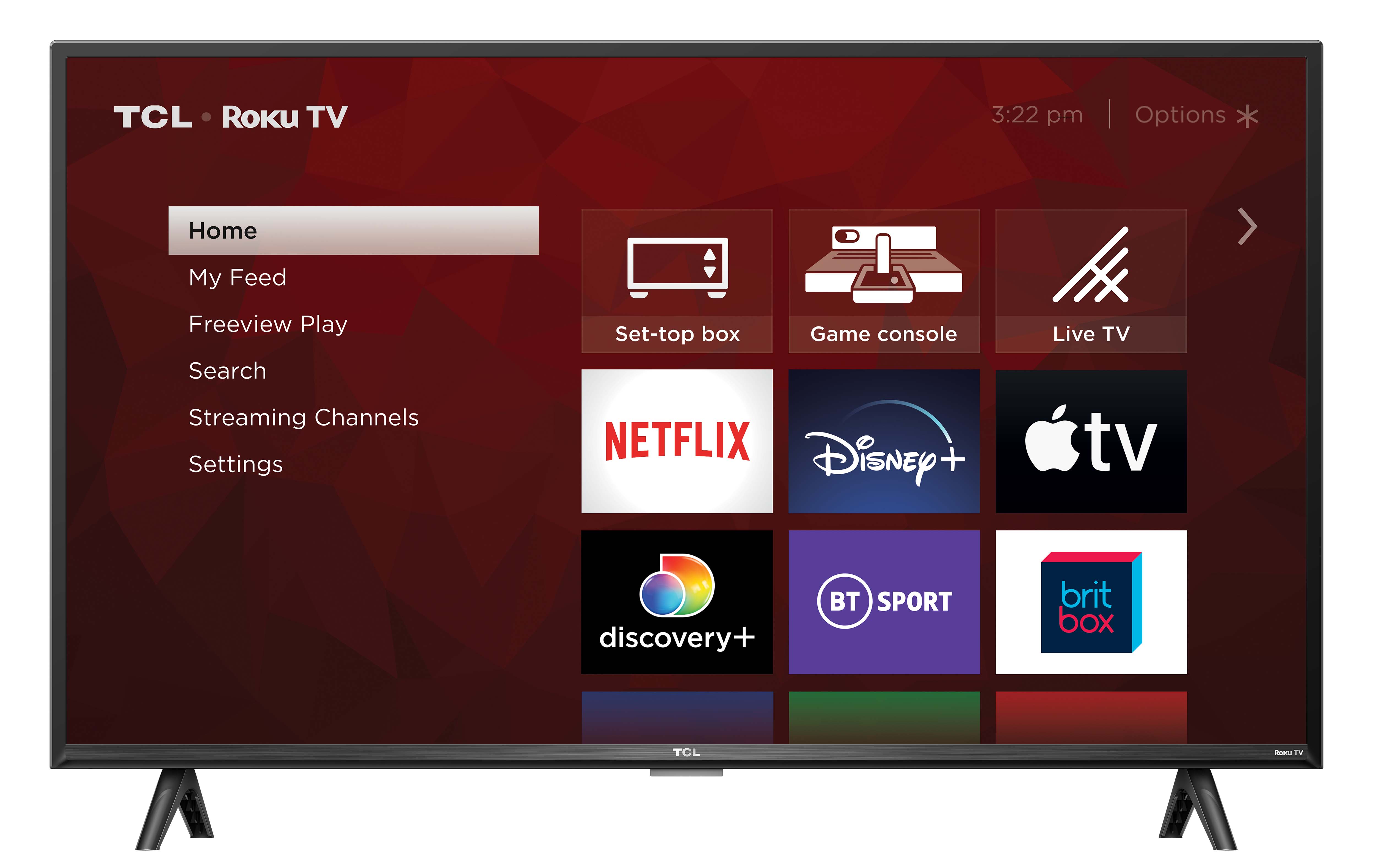 TCL TV 40RS530K HDR with Roku TV TCL UK - Main Image