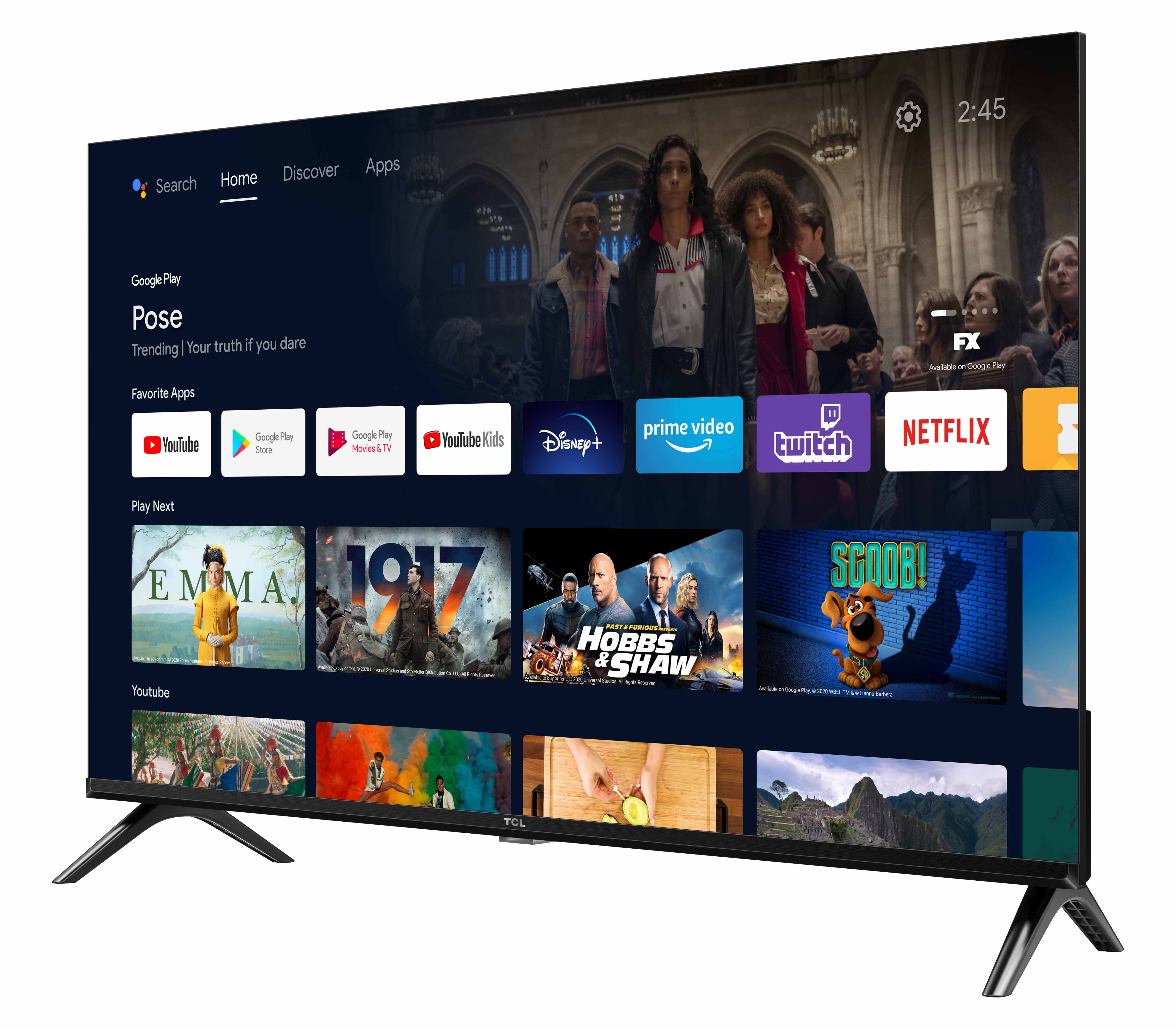 TCL Frameless Full HD HDR TV with Android TV - TCL UK 