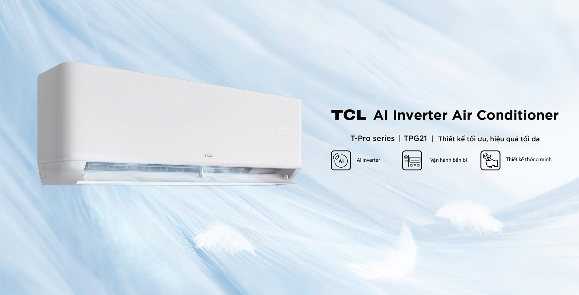 Top banner of  T-Pro Air conditioner