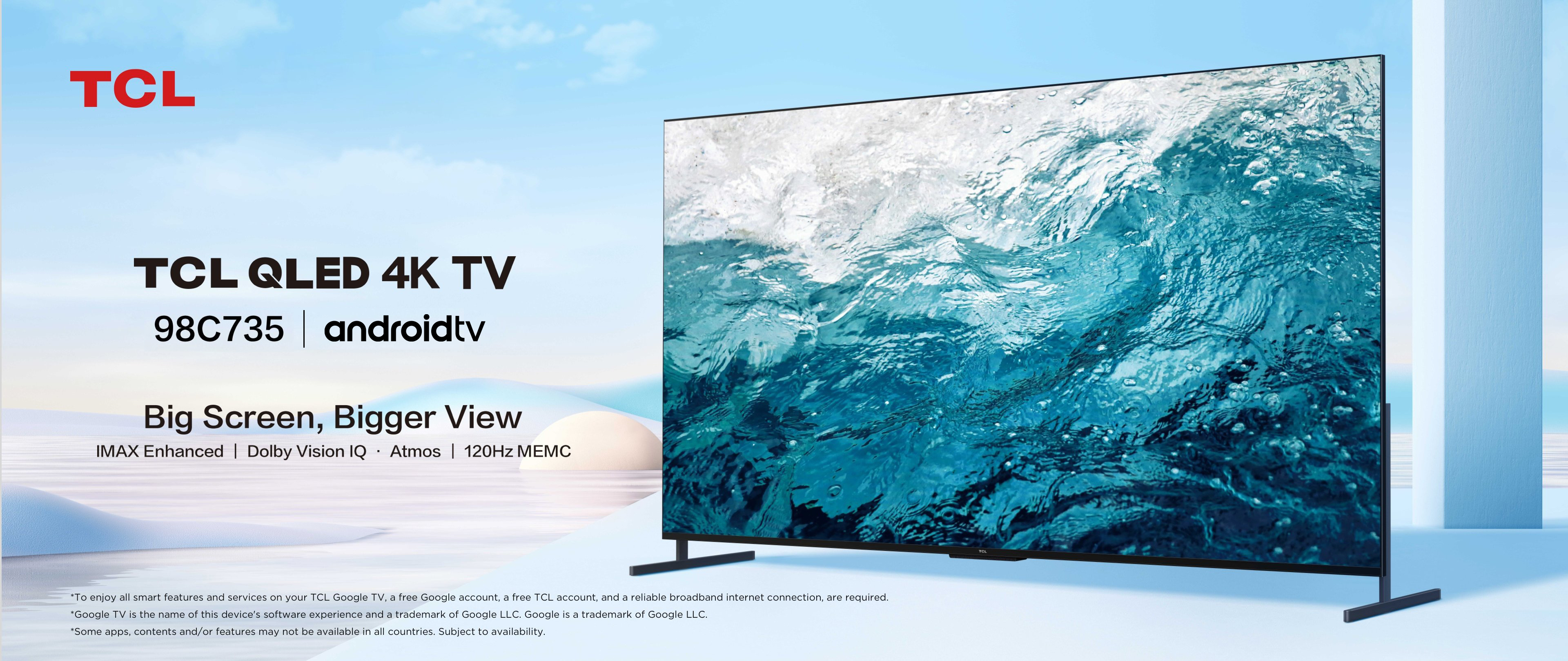 TCL 98c735 QLED 4K TV
