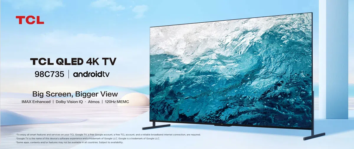 TCL 98c735 QLED 4K TV