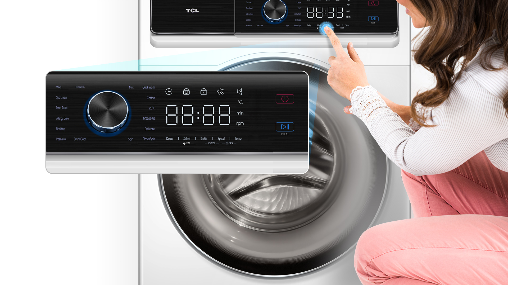 TCL washing-machine LED Touch Control