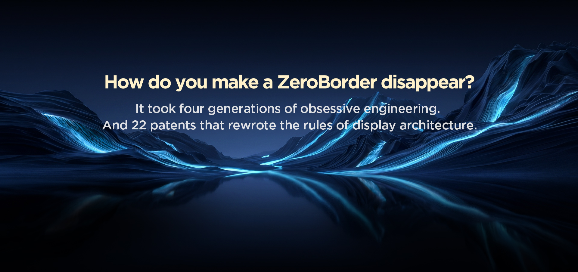How TCL Zero Border TV Disappear?