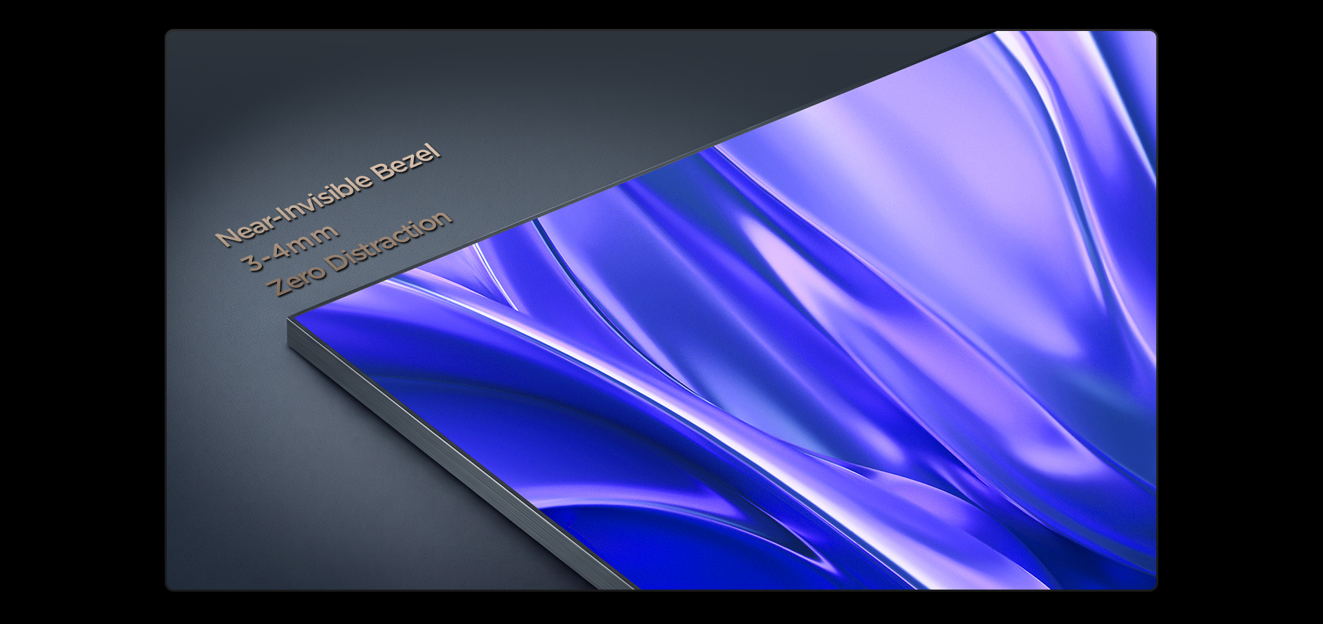 TCL Virtually Zero Border TV Ultra‑Slim One‑Piece Body