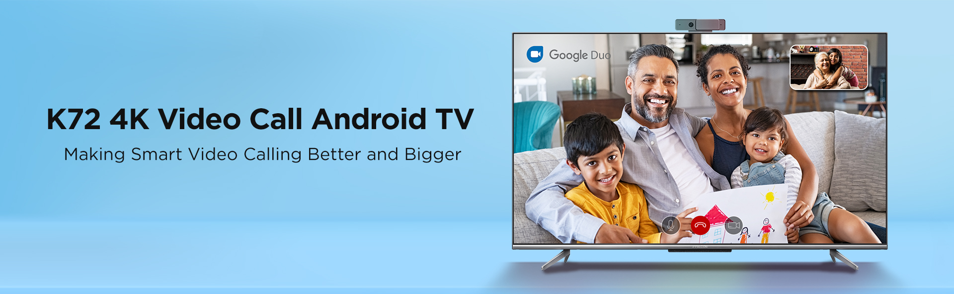 iFFALCON K72 TV Making Smart Video Calling Better and Bigger