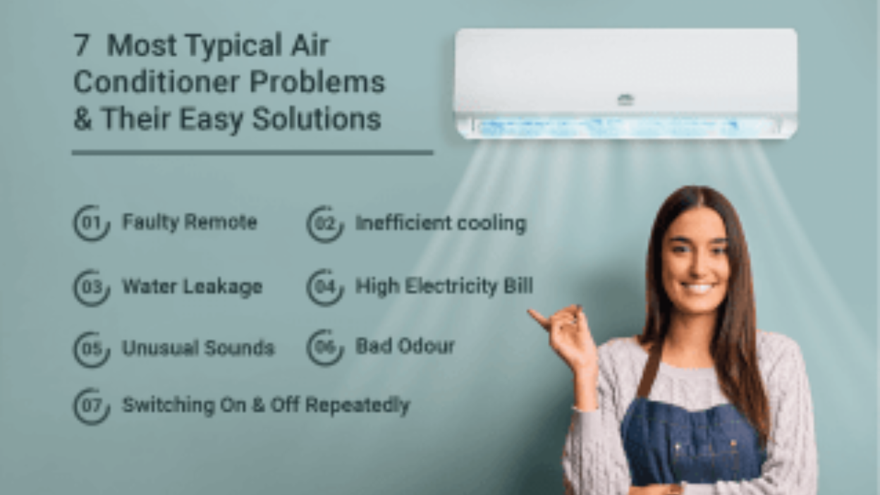 7 Most Typical Air Conditioner Problems & Solutions
