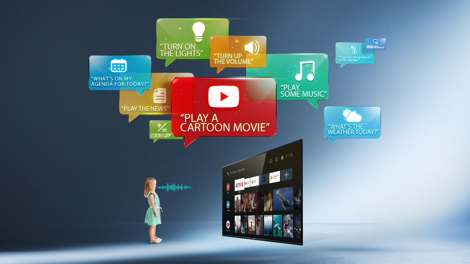 Hear sound from the right place in the scene