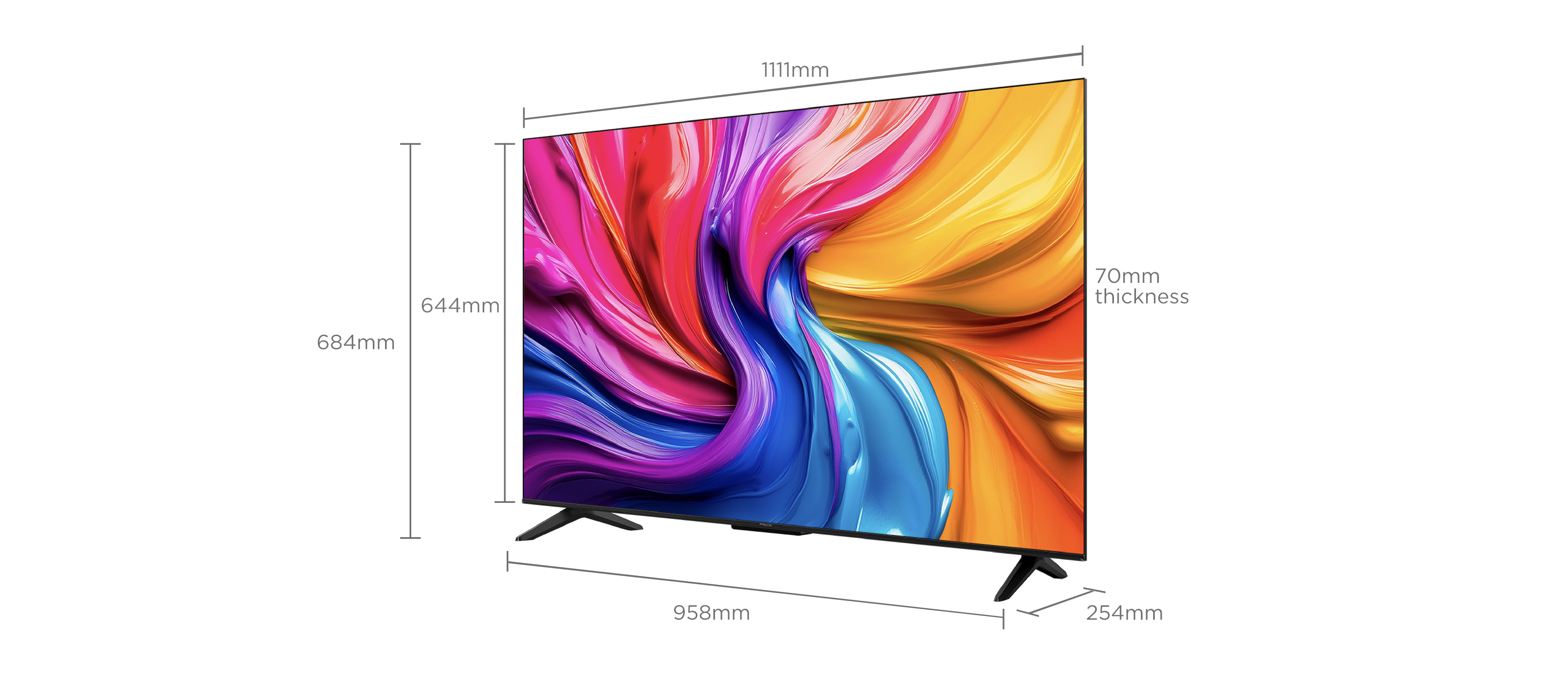 P635 4K UHD TV Size 55"