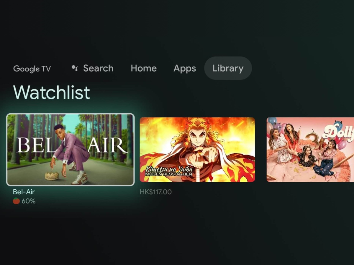 iFFALCON U62 Dolby Audio Google Watchlist