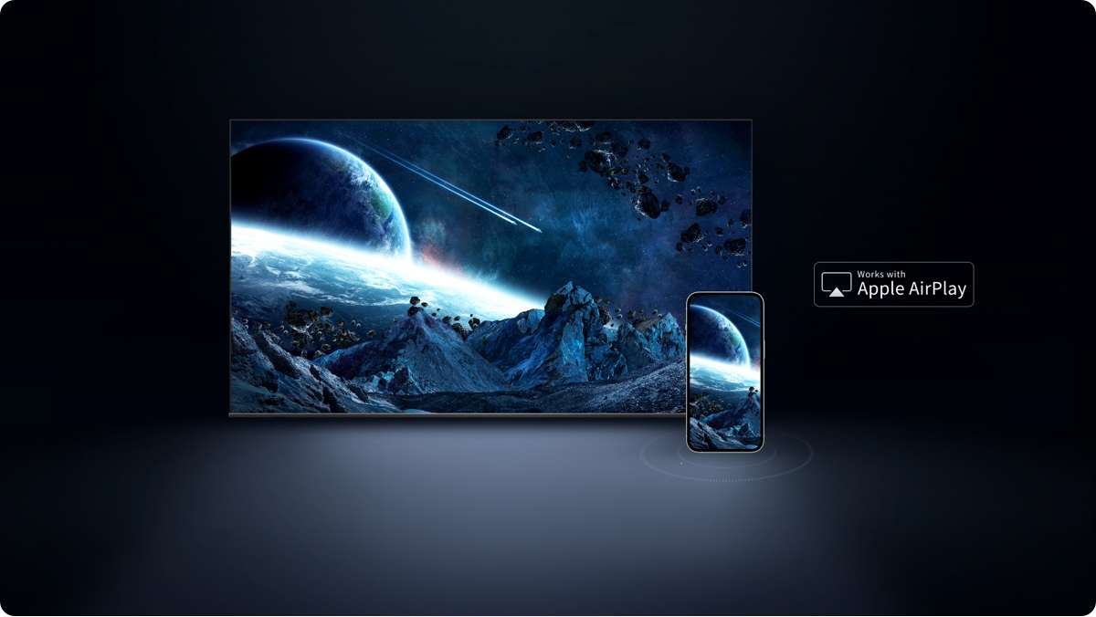 U74 4K QLED TV can use Airplay2