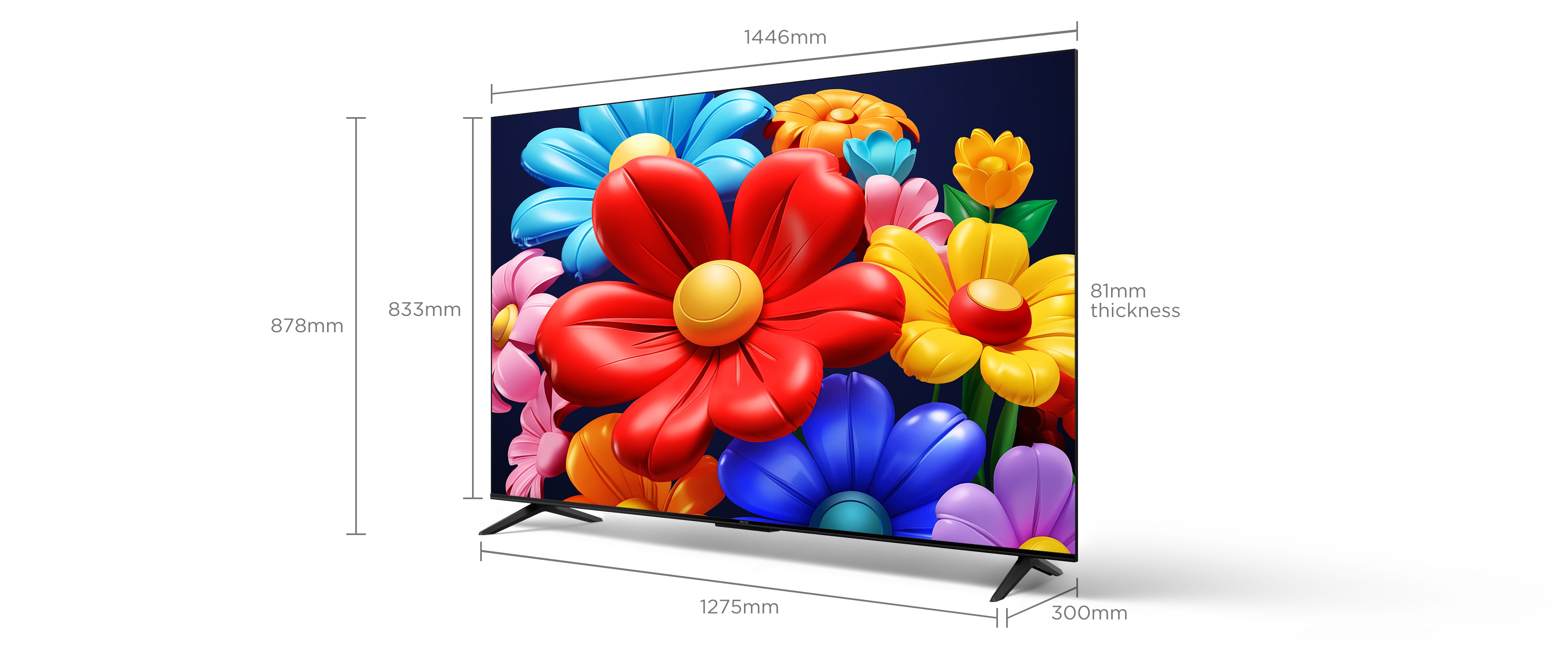 U64 4K UHD Google TV Screen Size 65