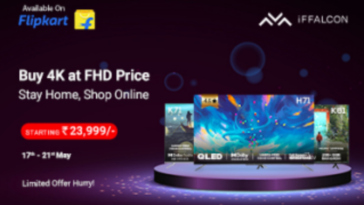 iFFALCON 4K TVs on Sale-Flipkart Electronic Sale-iFFALCON India
