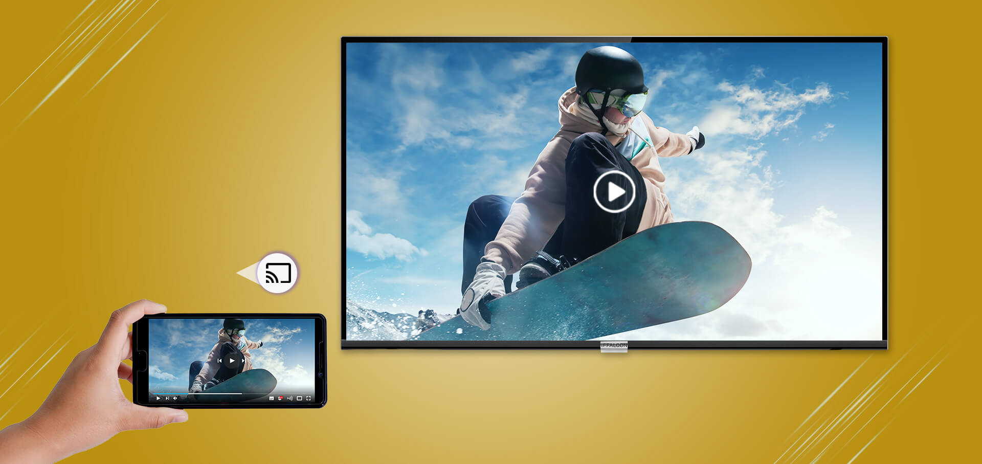 iFFALCON F52 TV Built-in Chromecast