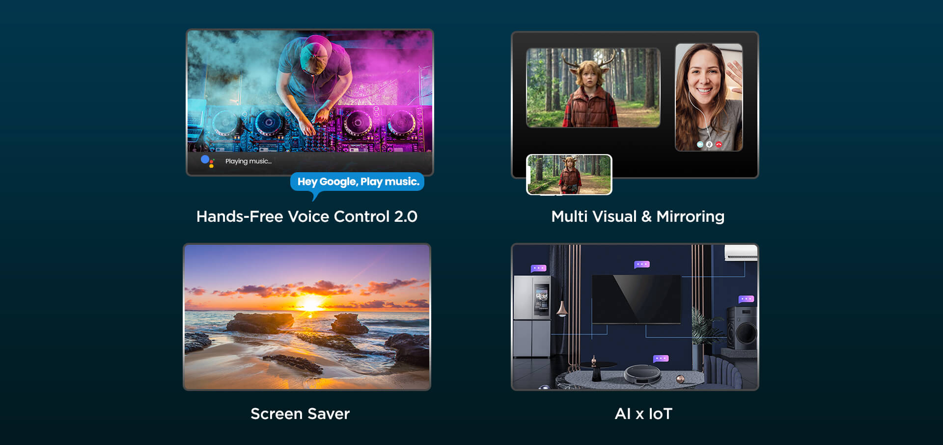 iFFALCON Q71 TV Multi Display