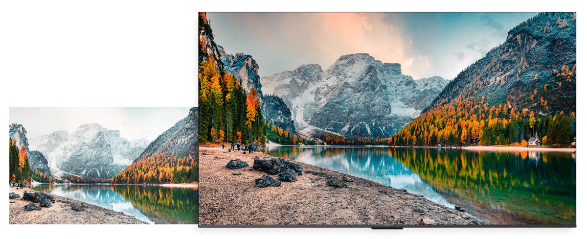 U64 4K UHD Google TV High Contrast Screen