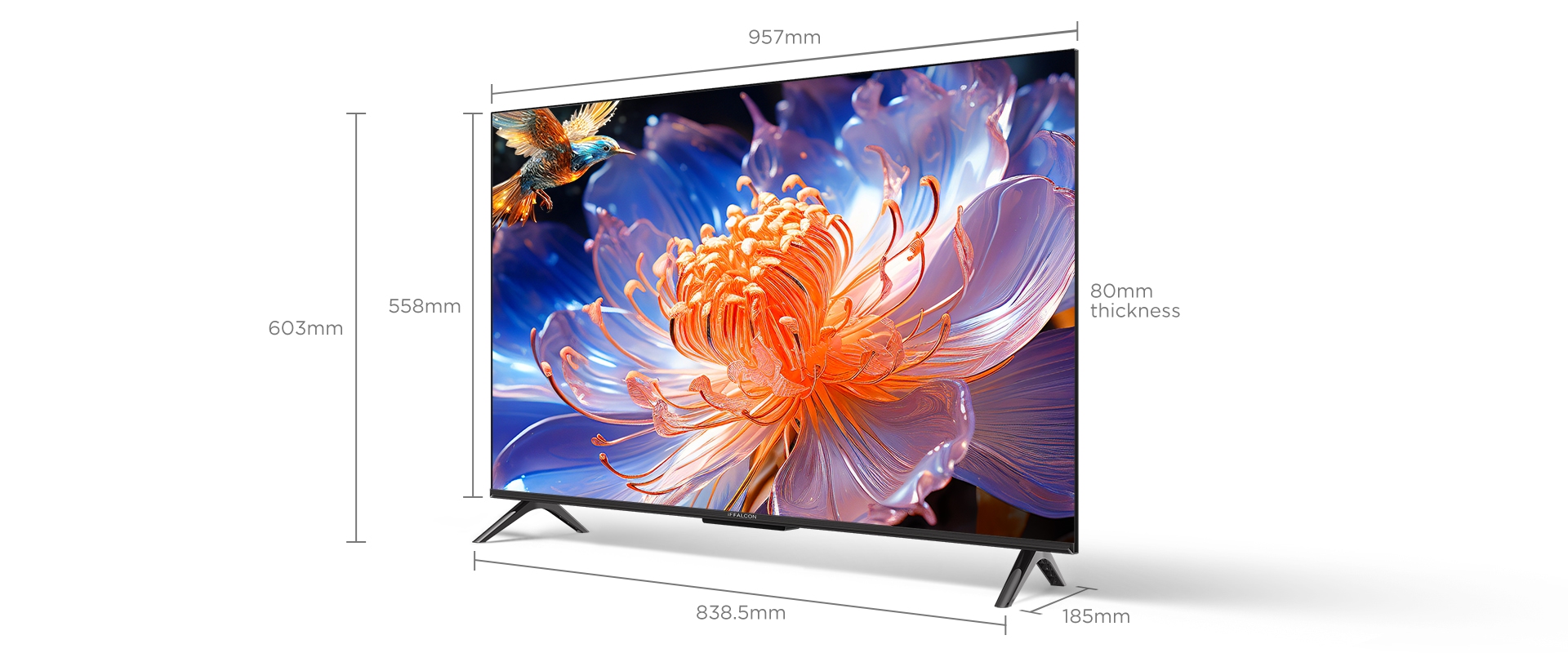 U64 4K UHD Google TV Screen Size 43
