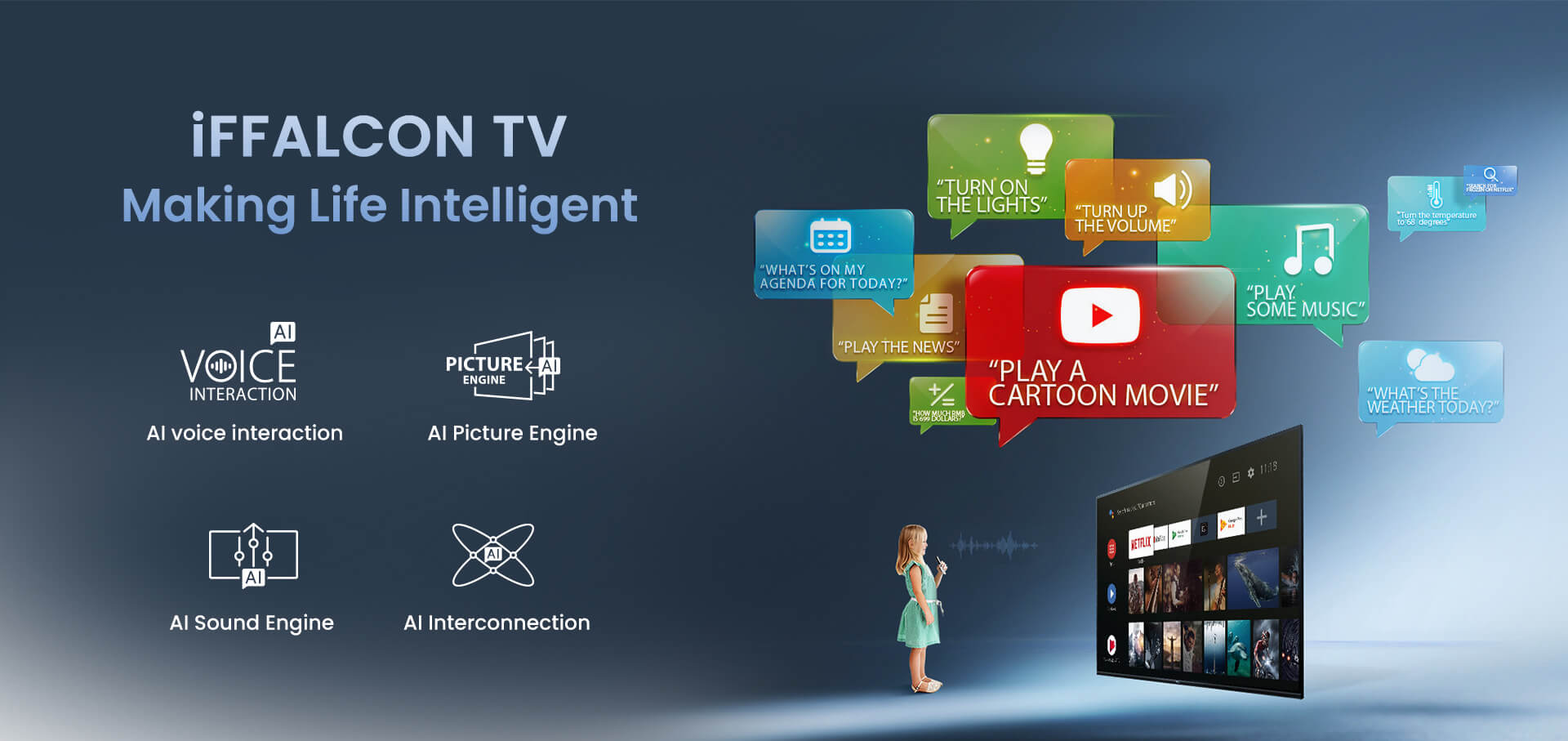 iFFALCON U61 TV Making Life Intelligent
