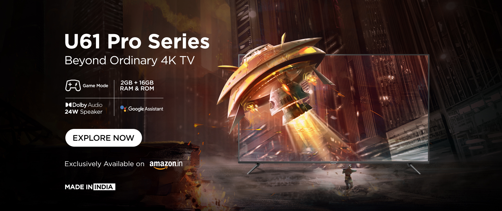 iFFALCON U61 Pro Series 4K TV